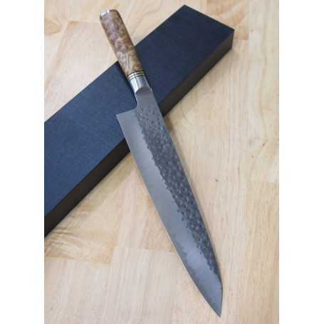 Japanese Chef Gyuto Knife - TAKESHI SAJI -R2 karinwood Handle - Sizes: 21 / 24cm