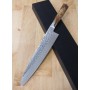 Japanese Chef Gyuto Knife - TAKESHI SAJI -R2 karinwood Handle - Sizes: 21 / 24cm